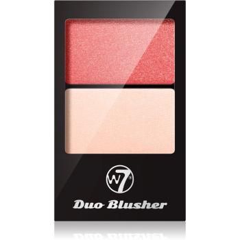 W7 Cosmetics Duo Blusher blush cu pensula culoare 02 7 g
