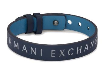 Armani Exchange Brățară stilată din piele pentru bărbați AXG0106040