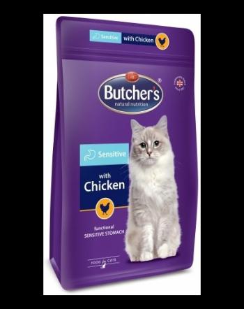 BUTCHER'S Functional Cat Sensitive hrana uscata pentru pisici, cu pui 800 g (2 + 1 GRATIS)