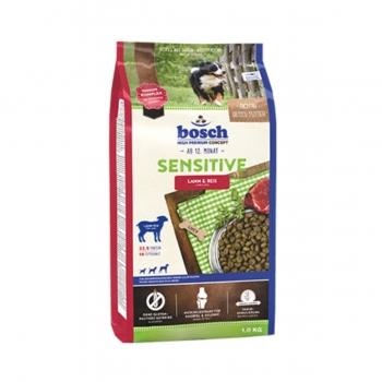 BOSCH Sensitive, Miel cu Orez, hrană uscată câini, sensibilități digestive, 15kg