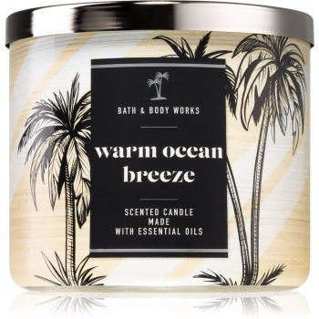 Bath & Body Works Warm Ocean Breeze lumânare parfumată 411 g