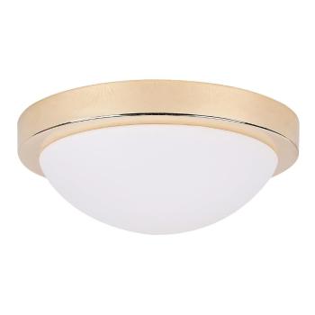 Plafonieră aurie cu abajur din sticlă ø 28 cm Roda – Candellux Lighting