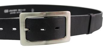 Penny Belts Curea din piele pentru femei 4263 Negru 85 cm