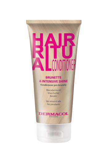 Dermacol Balsam pentru păr castaniu Hair Ritual (Brunette & Intensive Shine Conditioner) 200 ml