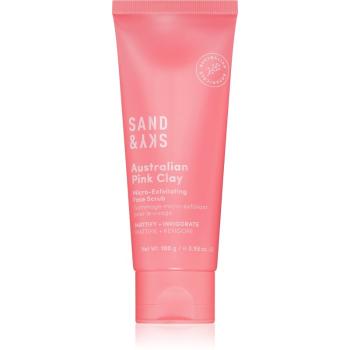 Sand & Sky Australian Pink Clay Micro-Exfoliating Face Scrub gel de curățare micro-exfoliant faciale 100 g