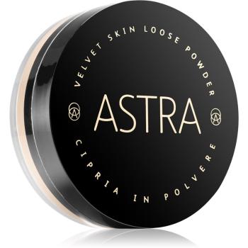 Astra Make-up Velvet Skin stralucire, pulbere vrac pentru o nota de catifea pentru piele culoare 02 Porcelain 11 g