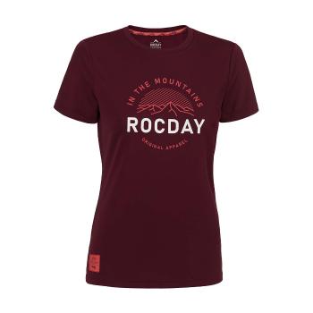 
                 ROCDAY Tricou de ciclism cu mânecă scurtă - MONTY LADY - bordo 
            