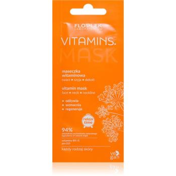 FlosLek Laboratorium Vitamins Masca faciala cu vitamine 6 ml