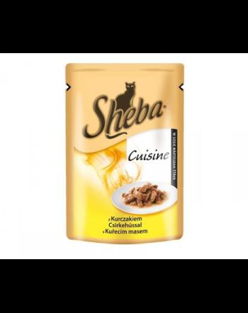 SHEBA Selection in Sauce cu pui 85 g