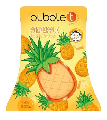 Bubble T Cosmetics Bombă efervescentă pentru baie Pineapple(Bath Fizzer) 150 g