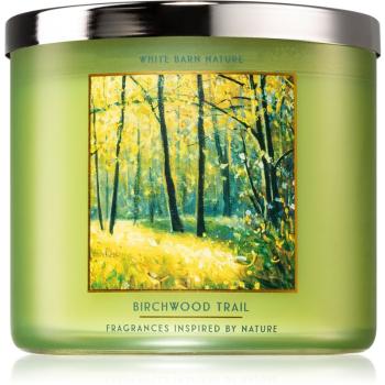 Bath & Body Works Birchwood Trail lumânare parfumată 411 g