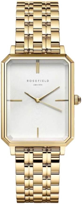 Rosefield The Octagon White Sunray Steel Gold OCWSG-O40