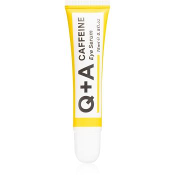 Q+A Caffeine ser pentru ochi, cu efect de iluminare cu cafeina 15 ml