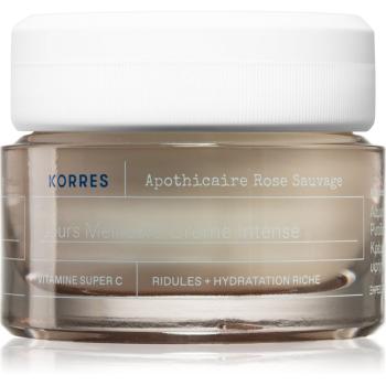 Korres Wild Rose crema de zi radianta pentru tenul uscat 40 ml