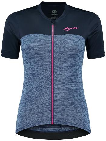Tricou de ciclism Rogelli Melange albastru/roz ROG351484