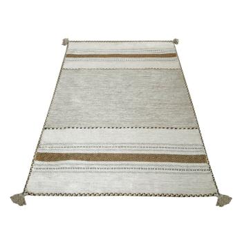 Covor din bumbac Floorita Antique Kilim, 60 x 90 cm, bej