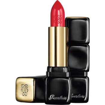 GUERLAIN KissKiss Shaping Cream Lip Colour ruj cremos cu finisaj satinat culoare 325 Rouge Kiss 3.5 g