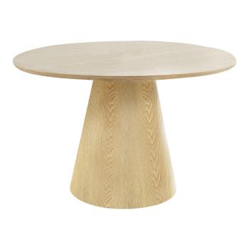 Masă de dining rotundă cu blat cu aspect de lemn de  frasin  ø 120 cm Bolton – House Nordic