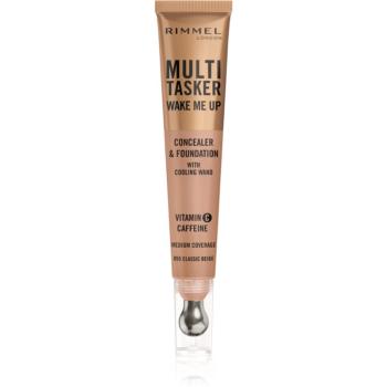 Rimmel Multi-Tasker Wake Me Up make-up si corector pentru o piele mai luminoasa culoare 55 Classic Beige 20 ml