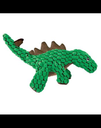 KONG Dynos Stegosaurus jucarie pentru caini, dinozaur, verde, L