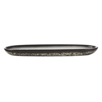 Farfurie din ceramică Maxwell & Williams Caviar Baguette, alb - negru