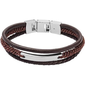 Fossil Brățară modernă din piele pentru bărbați JF04341040