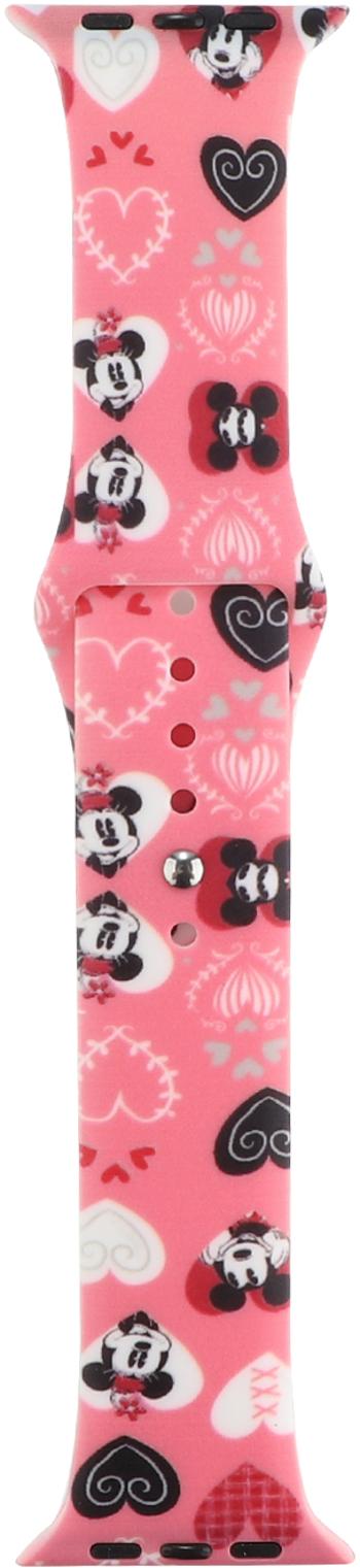 4wrist Curea din silicon pentru Apple Watch - Pink Minnie 38/40/41 mm