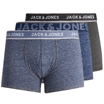 Jack&Jones 3 PACK - trunchiuri boxer bărbați JACDENIM TRUNKS 12168858 Navy Blazer XL