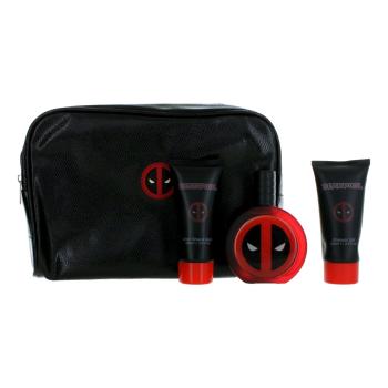 EP Line Deadpool - EDT 100 ml + balsam după ras 100 ml + gel de duș 100 ml + geantă cosmetică