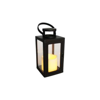 Felinar cu LED negru (înălțime 20 cm) – Dakls