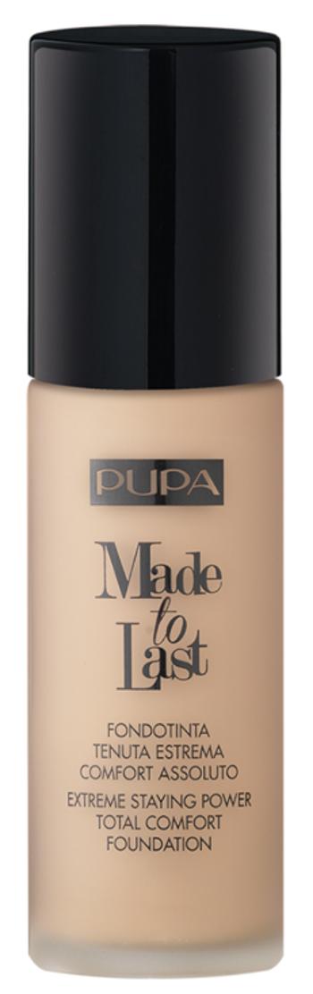 PUPA Milano Machiaj lichid de lungă durată SPF 10 Made To Last (Total Comfort Foundation) 30 ml 002 Ivory