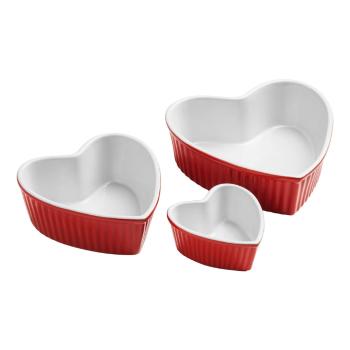 Forme de copt din ceramică pentru tort 3 buc. Amour – Premier Housewares