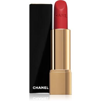 Chanel Rouge Allure Velvet ruj de buze catifelant cu efect matifiant culoare 56 Rouge Charnel  3,5 g
