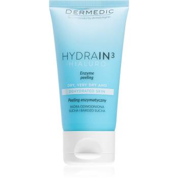 Dermedic Hydrain3 Hialuro peeling enzimatic pentru pielea uscata si deshidratata 50 g