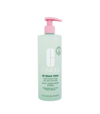 Clinique Săpun lichid de curățare pentru față pentru ten mixt și gras All About Clean (Liquid Facial Soap Oily Skin) 400 ml