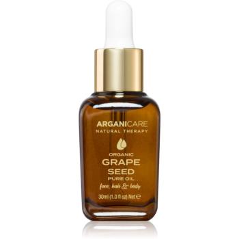 Arganicare Organic Grape Seed ulei de struguri presat la rece 30 ml