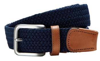 Jack&Jones Curea pentru bărbațiJACSPRING WOVEN BELT NOOS Navy Blaze r 90 cm