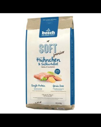 BOSCH Soft Junior Hrana uscata cu pui si cartofi dulci pentru cainii junior 25 kg (2 x 12,5 kg)