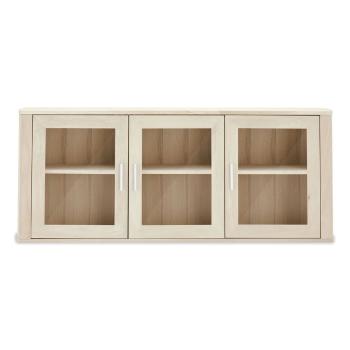 Vitrină în culoare naturală cu aspect de lemn de stejar 150x60 cm Paris – Furnhouse