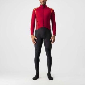 
                 CASTELLI Salopetă de ciclism - SANREMO ROS SUIT - negru/roșu  
            