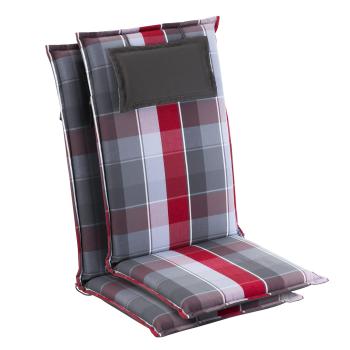 Blumfeldt Donau, pernă decorativă, pernă pentru scaun, pernă pentru fotoliu, pernă scaun de grădină, poliester, 50 × 120 × 6 cm