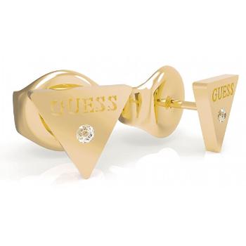 Guess Cercei triunghiulari placați cu aur cu cristale Guess Miniature UBE79037
