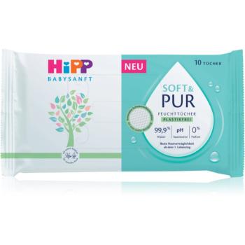 Hipp Soft & Pur Servetele umede pentru nou-nascuti si copii 10 buc