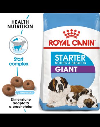 Royal Canin Giant Starter Mother &amp; Babydog gestatie/ lactatie pui hrana uscata caine 30 kg (2 x 15 kg)