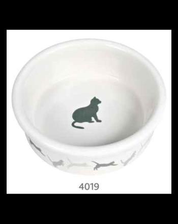 TRIXIE Bol ceramic decorat pentru pisici 250 ml / 11 cm