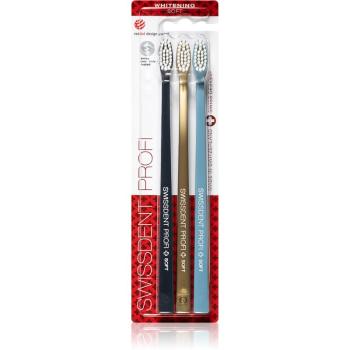 Swissdent Whitening Trio periuță de dinți moale 3 pc