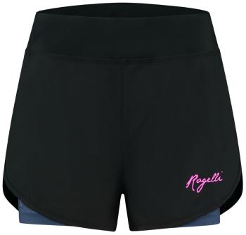 Alergarea femeilor pantaloni scurti Rogelli iunie negru/albastru / roz ROG351407