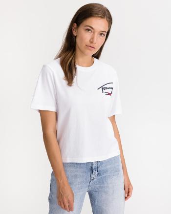 Tommy Jeans Collegiate Back Logo Tricou Alb