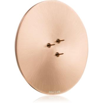 ester & erik accessories candle plates sfeșnic pentru lumânări parfumate matt rose gold 9 cm