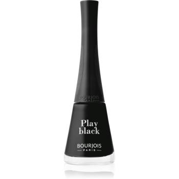 Bourjois 1 Seconde lac de unghii cu uscare rapida culoare 006 Play Black 9 ml